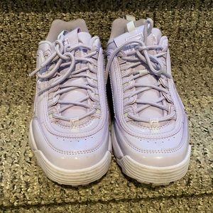 Lilac Fila Sneakers Size 9